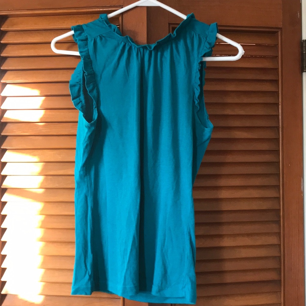 Old Navy turquoise sleeveless shell/tank top
